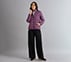 PUFFER FZ JACKET, WHITE/PINK/PERIWINKLE