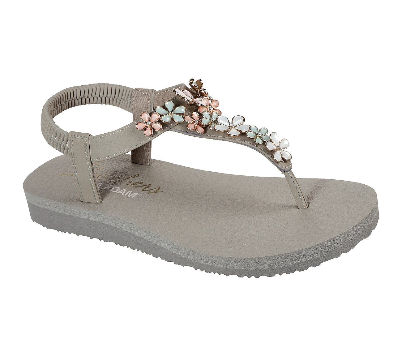 MEDITATION - GLASS DAISY, TAUPE/MULTI Footwear Right View