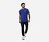 MI FAN ROUND NECK T-SHIRT, Royal Blue Apparel Right View