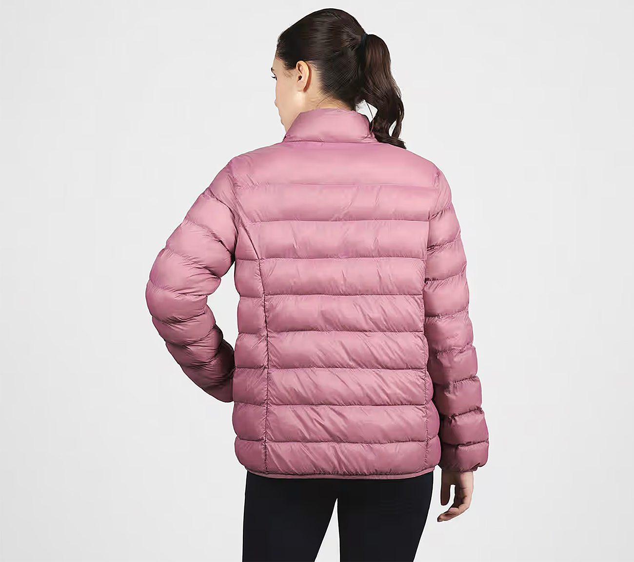 PUFFER FZ JACKET, PURPLE/YELL