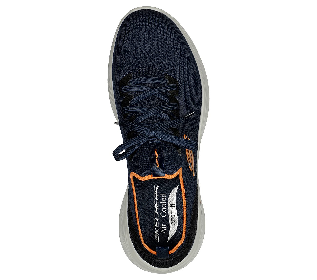 ARCH FIT INFINITY - STORMLIGH, NAVY/ORANGE Footwear Top View
