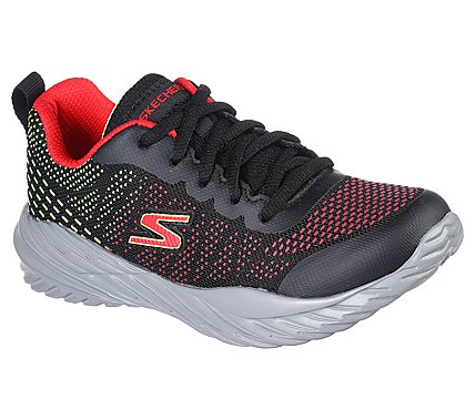 NITRO SPRINT - HIVAR, BLACK/RED Footwear Lateral View