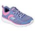 GO RUN 400, BLUE/NEON PINK Footwear Lateral View