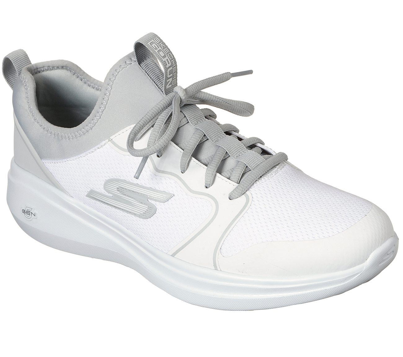 GO RUN FAST - VALIANCE, WHITE/GREY Footwear Right View
