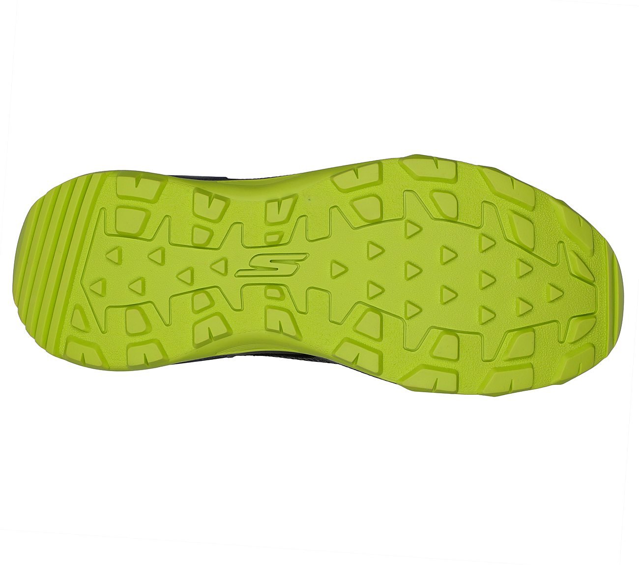 GO RUN TRAIL ALTITUDE, BLACK/LIME Footwear Bottom View