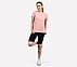 ROUND NECK BRANDED T SHIRT, BLACK/WHITE/GRY