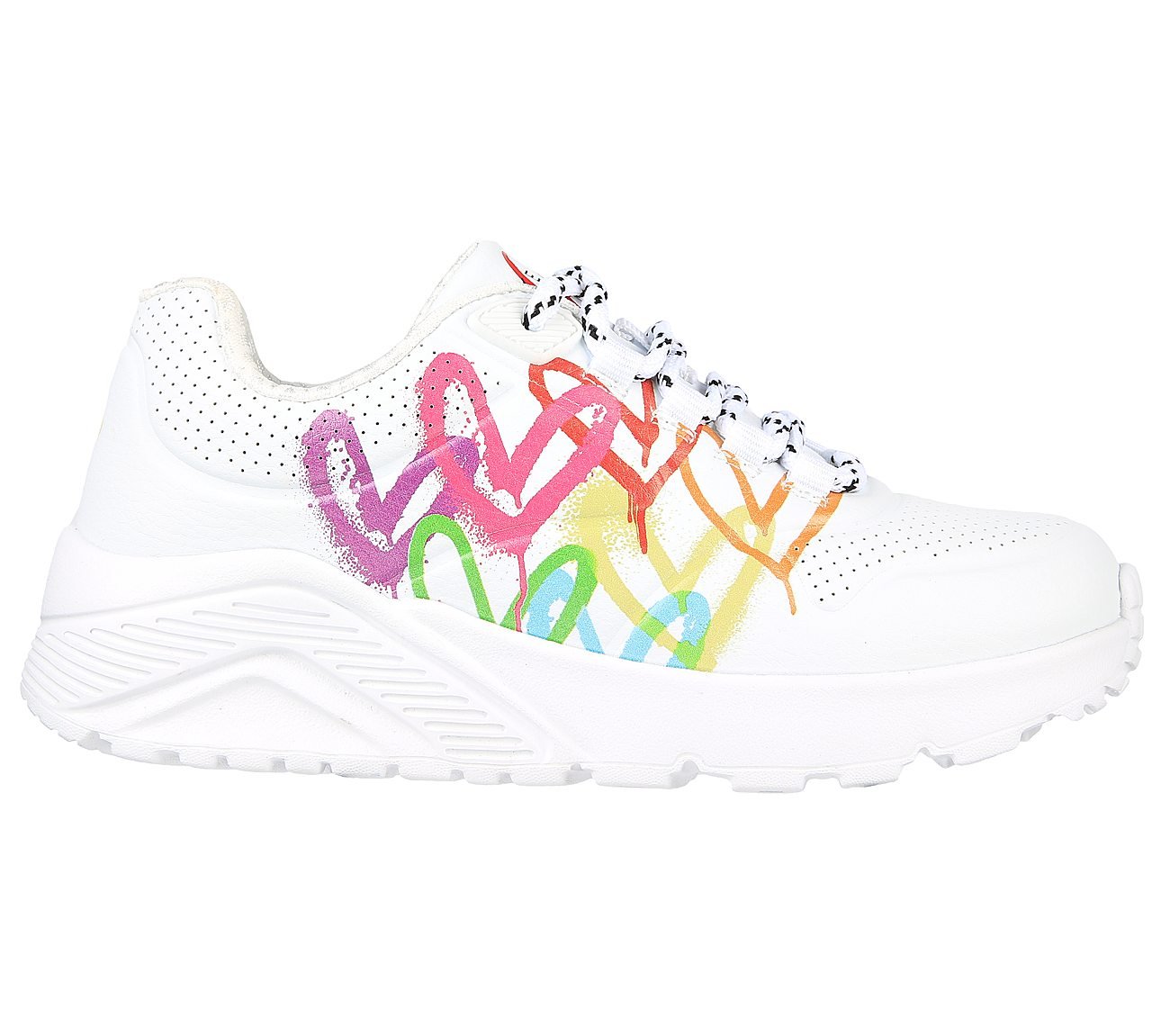 UNO LITE - LOVE BRIGHTS, WHITE/MULTI Footwear Right View