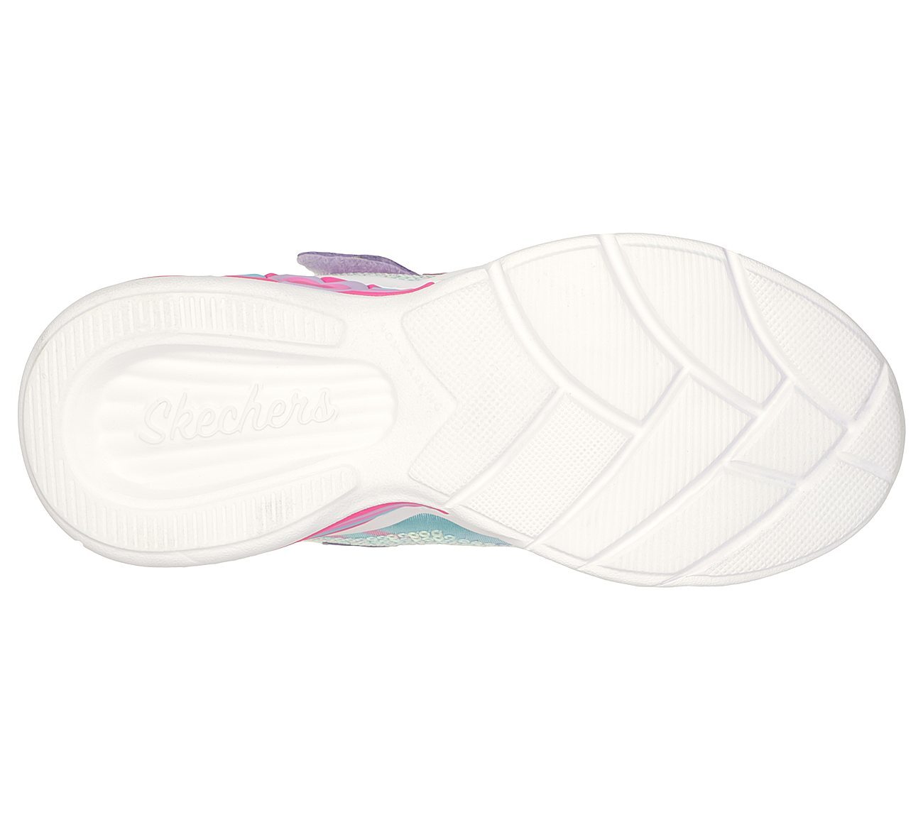 SWEETHEART LIGHTS -LETS SHINE, PURPLE MULTI Footwear Bottom View