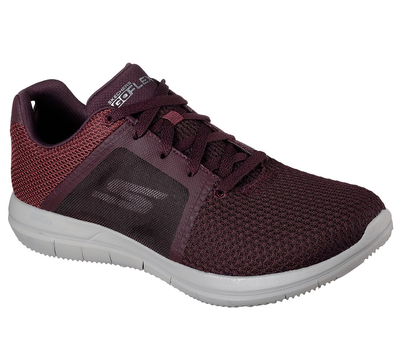 GO FLEX 2, BBURGUNDY Footwear Lateral View