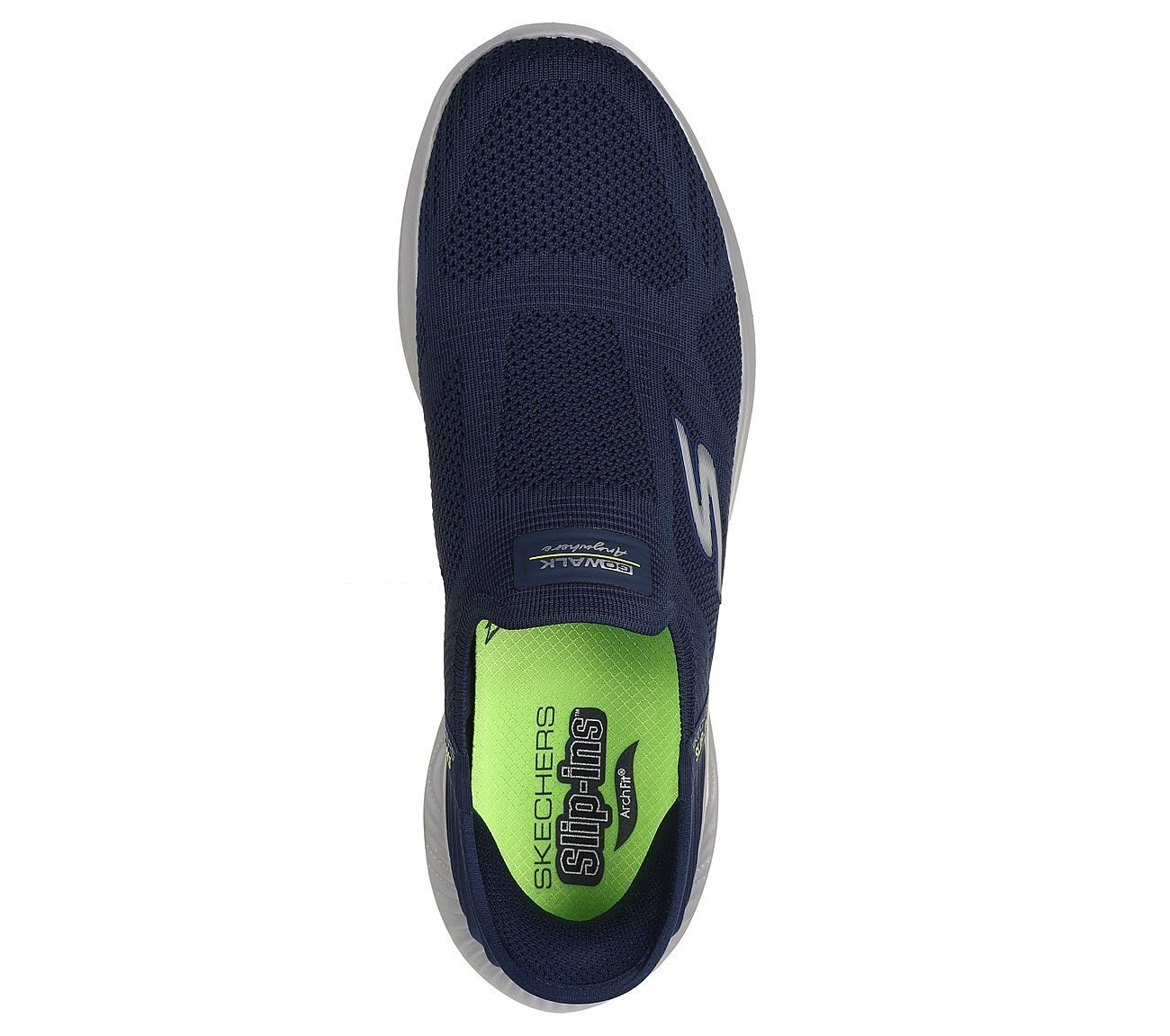 GO WALK ANYWHERE - THE TOURIS, NAVY Footwear Top View