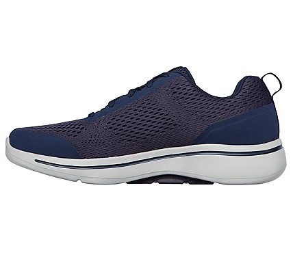 GO WALK ARCH FIT-IDYLLIC, NAVY/GOLD Footwear Left View