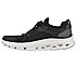 GO RUN GLIDE-STEP FLEX-RADAR, BLACK/LIME Footwear Left View