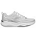 D'LUX FITNESS-PURE GLAM, WHITE/SILVER Footwear Lateral View