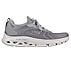 GO RUN GLIDE-STEP FLEX-RADAR, LIGHT GREY Footwear Lateral View