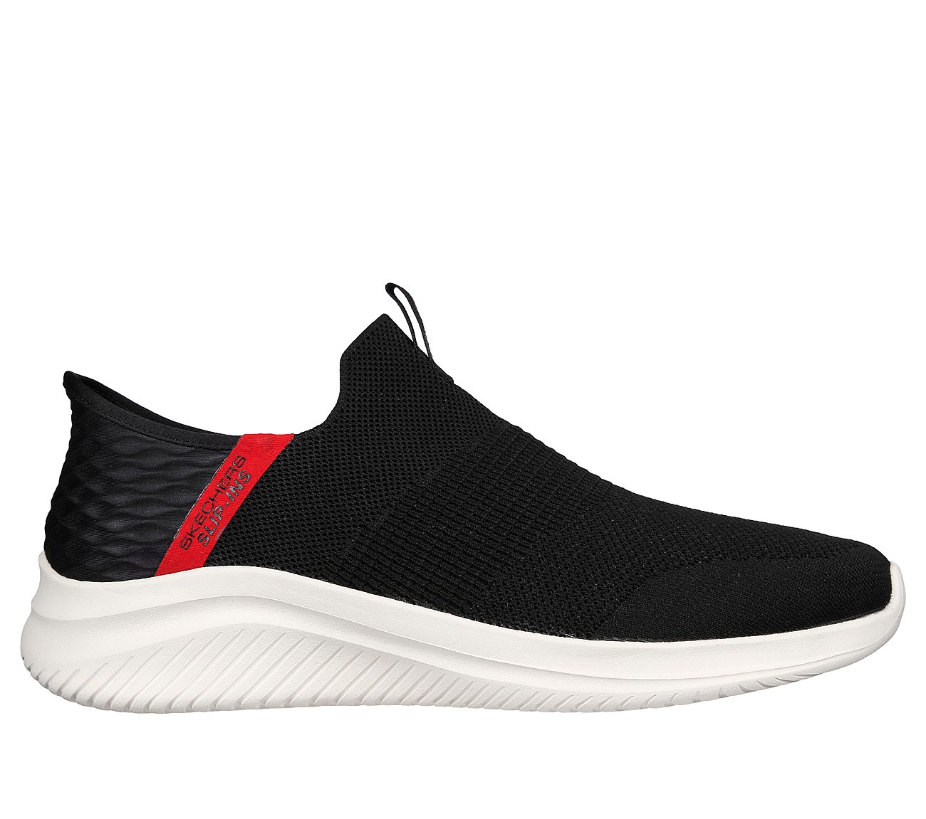 ULTRA FLEX 3.0 - VIEWPOINT, BLACK/RED Footwear Lateral View