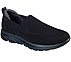 GO WALK 5 - RITICAL, BLACK/CHARCOAL Footwear Lateral View