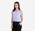 RAGLAN MESH SLEEVES TOP, LAVENDER