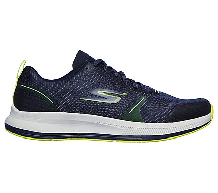 GO RUN PULSE - SPECTER, NAVY/LIME Footwear Right View