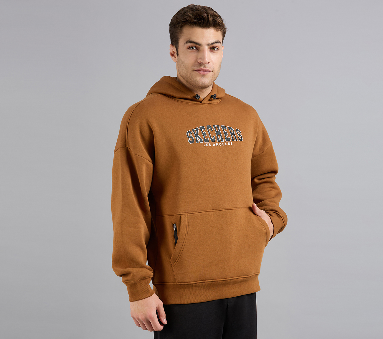 LOS ANGELES HONEYCOMB HOODIE,  Apparel Bottom View