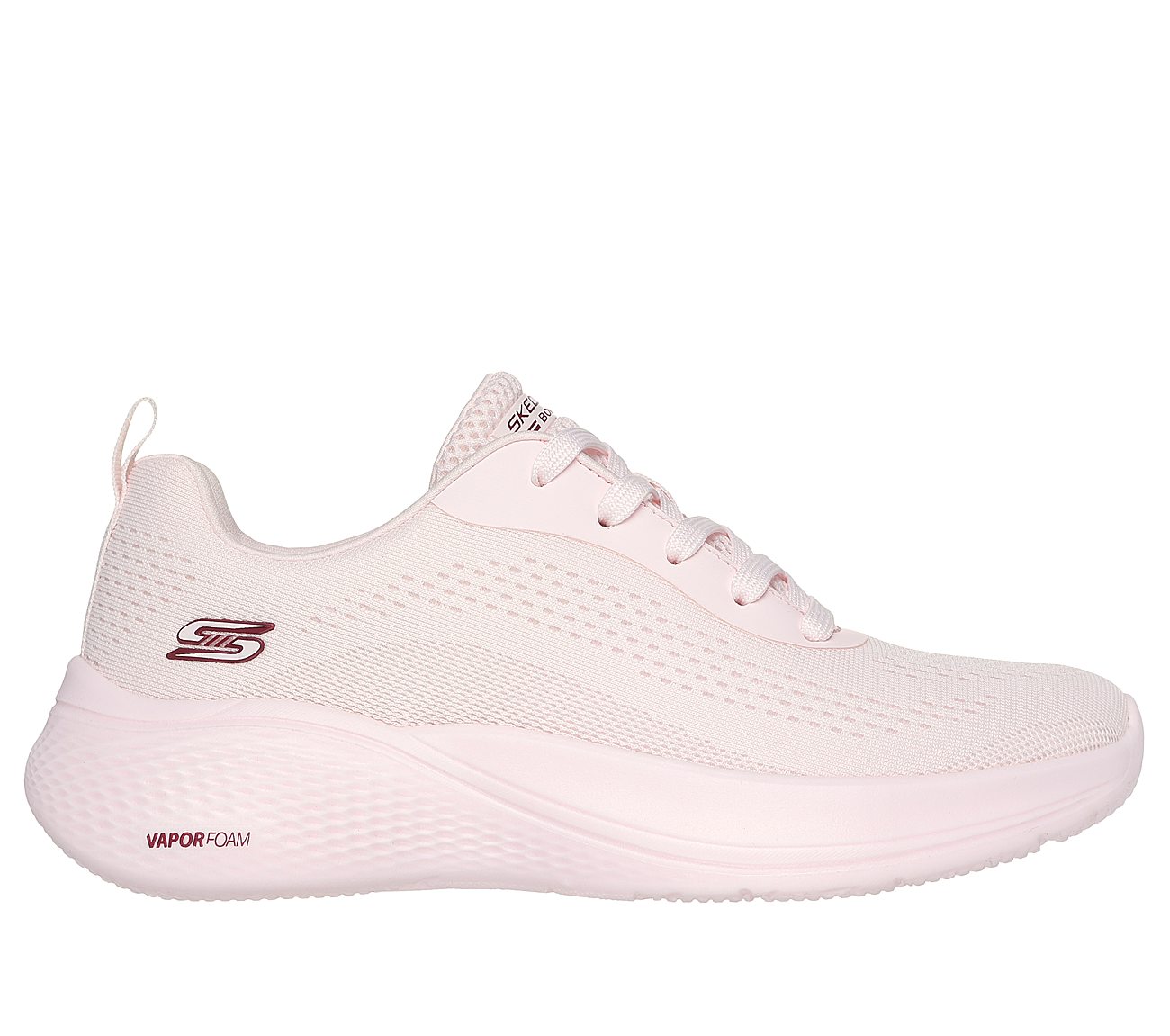 BOBS INFINITY, BLUSH Footwear Lateral View