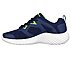 BOUNDER, NAVY/LIME Footwear Left View
