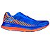 GO RUN RAZOR EXCESS, BLUE/ORANGE Footwear Lateral View