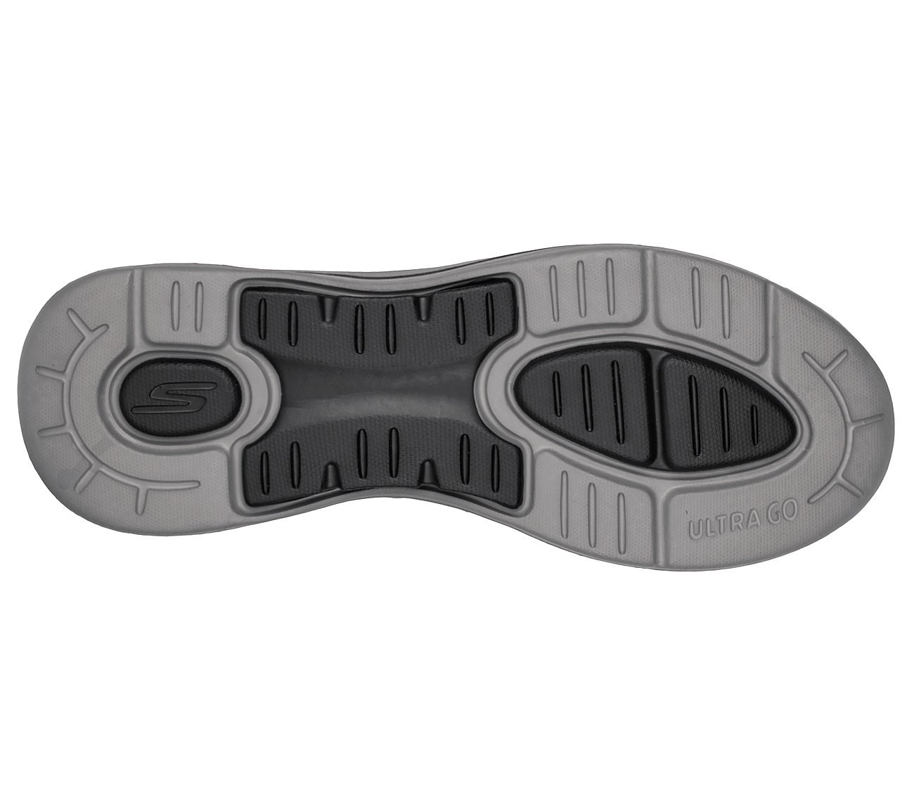 GO WALK ARCH FIT - ORION, BBBBLACK Footwear Bottom View