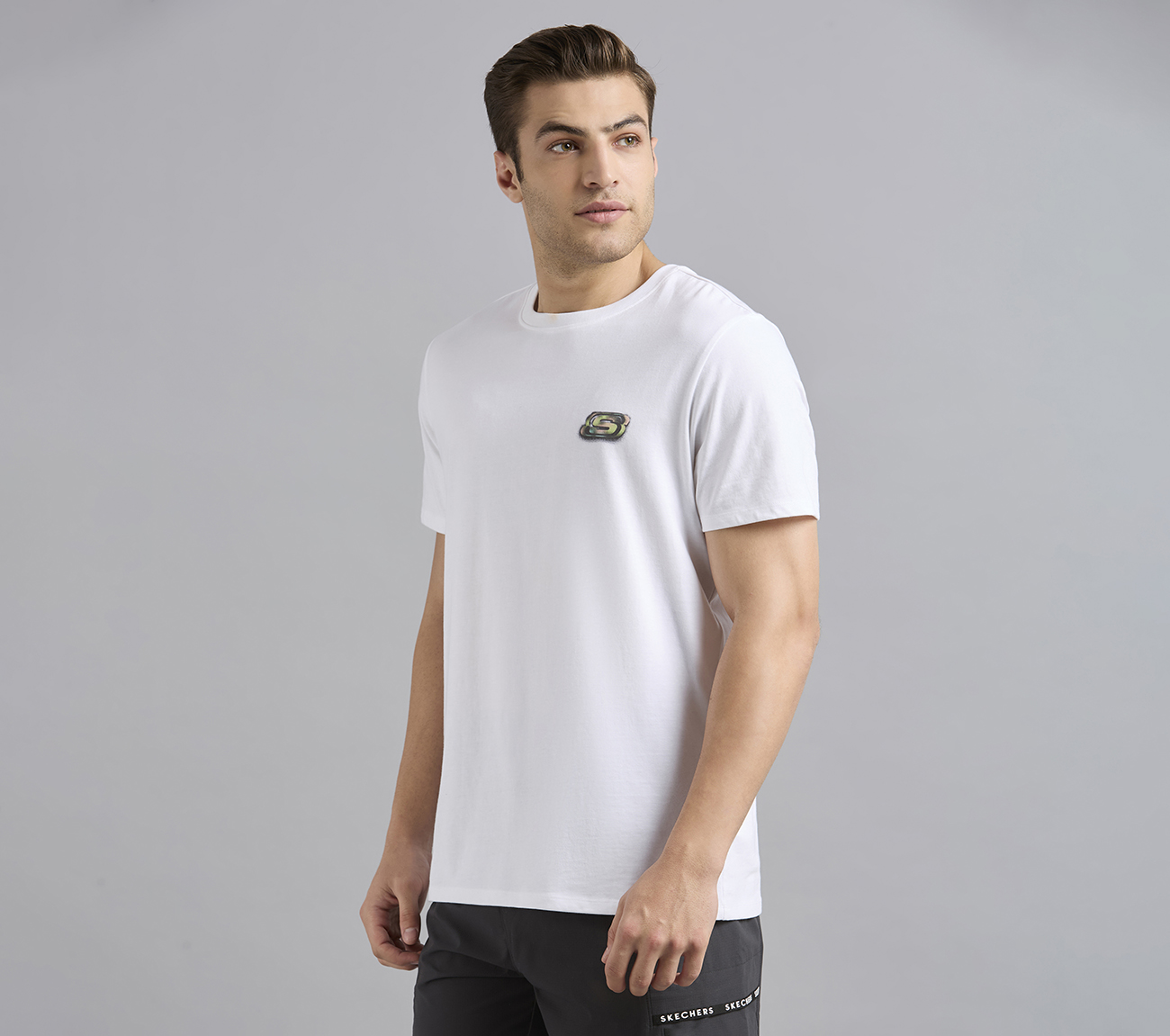 ANIME SPRAY APPLIQUE TEE, WHITE