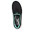 GO WALK ARCH FIT - IMAGINED, BLACK/TURQUOISE Footwear Top View