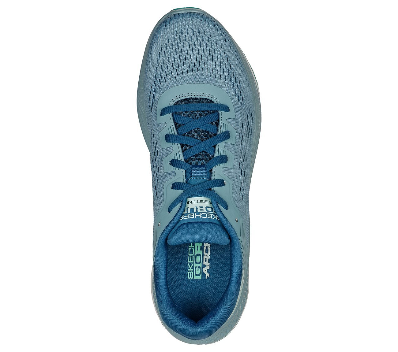 GO RUN PERSISTENCE, TEAL Footwear Top View