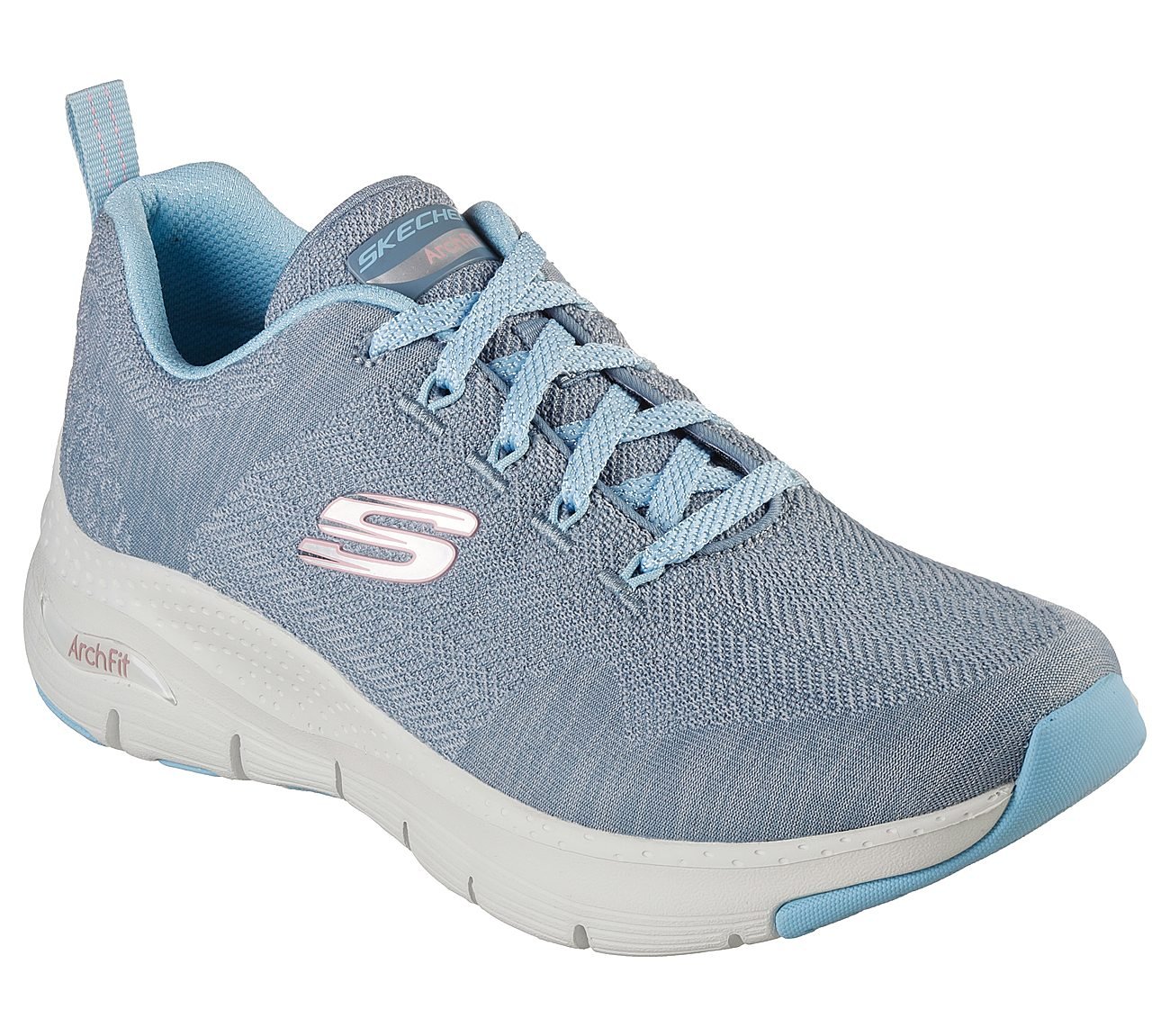 ARCH FIT-COMFY WAVE, SLATE Footwear Lateral View