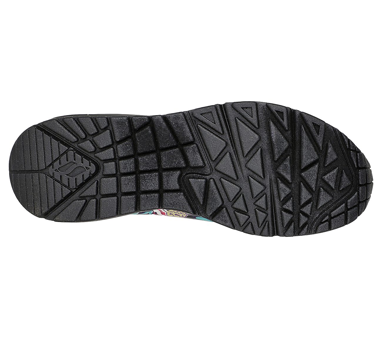 UNO - STREET ART, BLACK/MULTI Footwear Bottom View