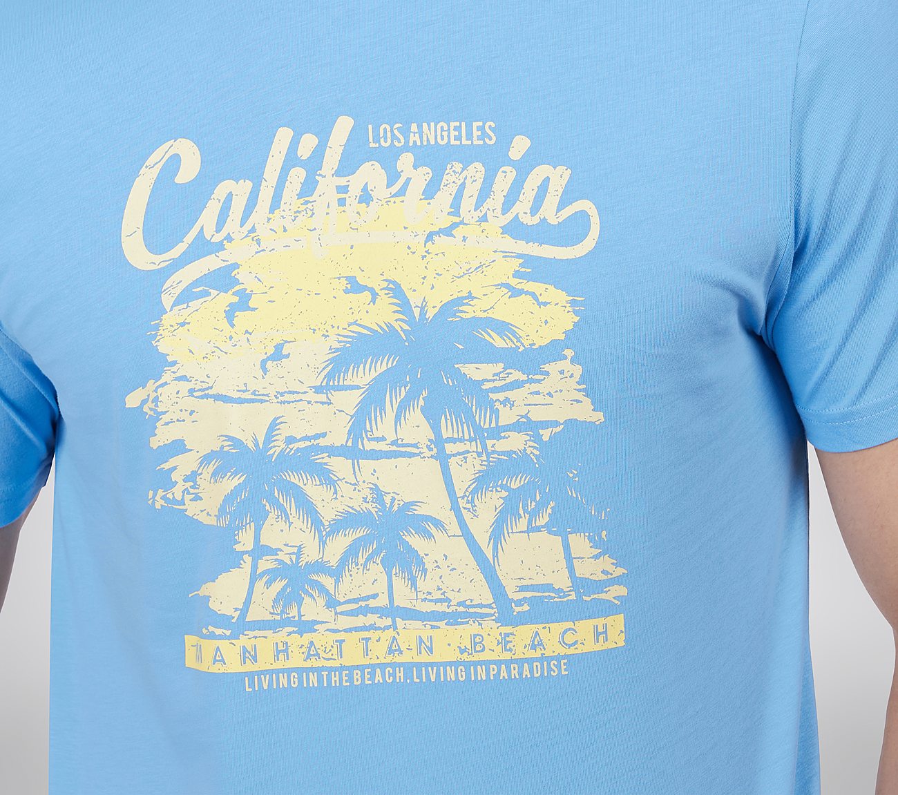 SS CALIFORNIA GRAPHIC T-SHIRT, BLUE Apparel Right View