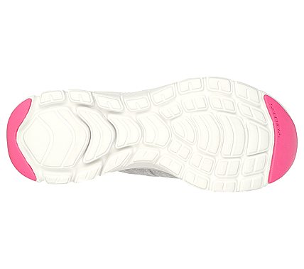 FLEX APPEAL 4.0-VICTORY LAP, GREY/PINK Footwear Bottom View