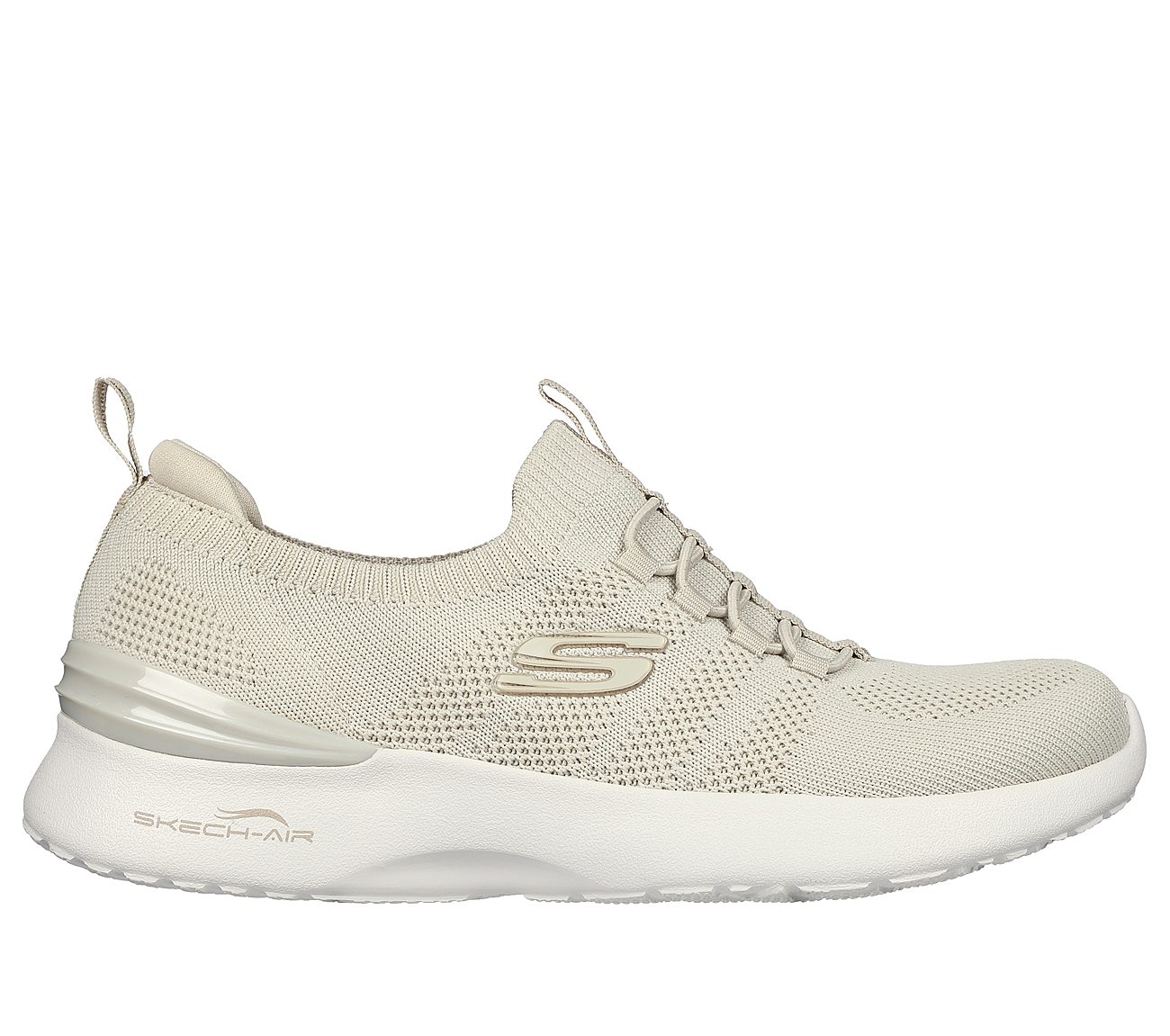 SKECH-AIR DYNAMIGHT-PERFECT S, NATURAL Footwear Lateral View