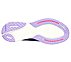 GO WALK SPEED WALKER, NAVY/LAVENDER Footwear Bottom View