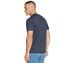 SKECH-AIR T-SHIRT, NNNAVY Apparels Top View