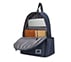 MICRO POLYESTER SINGLE COMPARTMENT & COIN POUCH BACKPACK, DARK NAVY