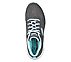 ARCH FIT-COMFY WAVE, CHARCOAL/TURQUOISE Footwear Top View