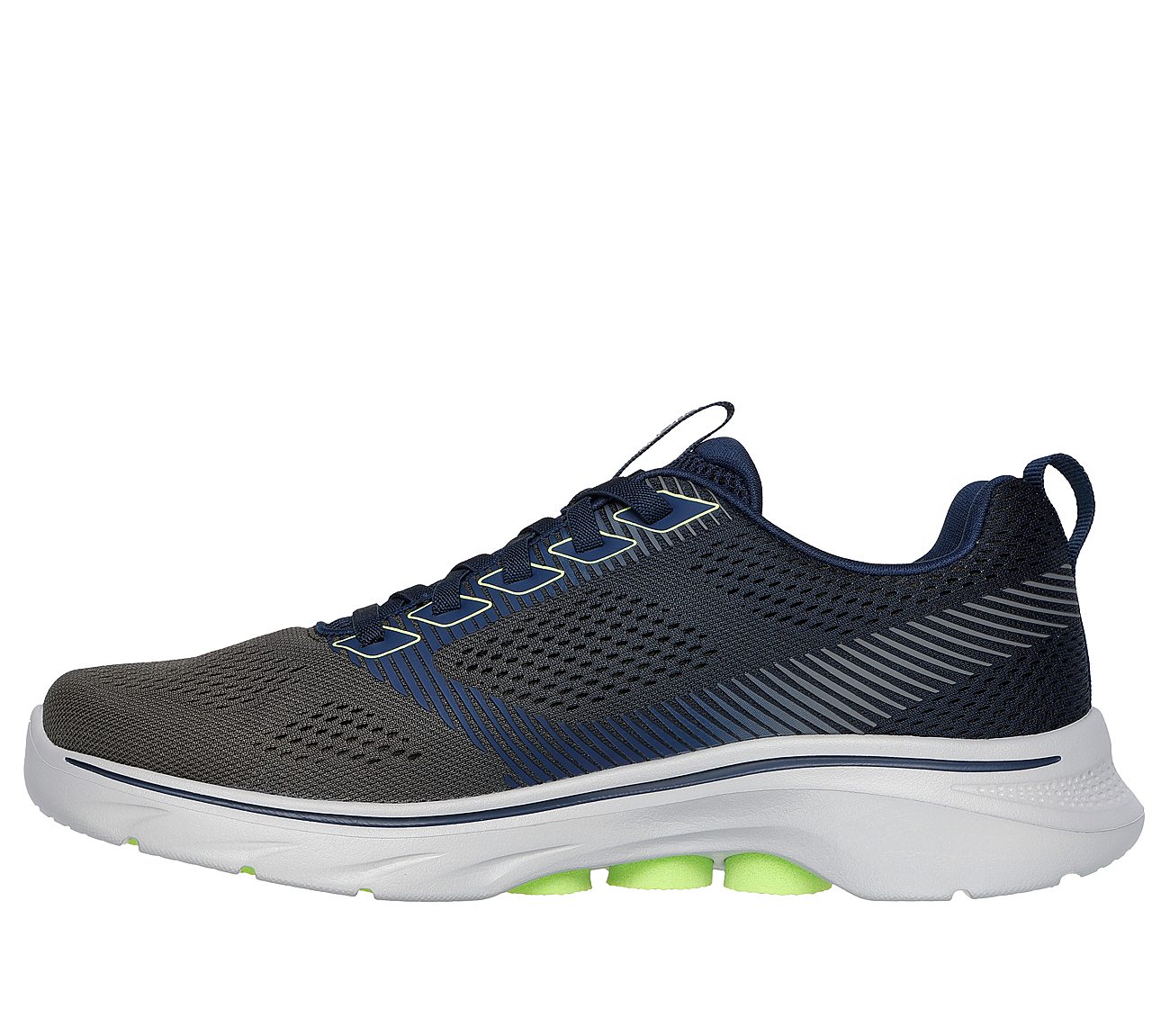GO WALK 7 - HAHN, NAVY/LIME Footwear Left View