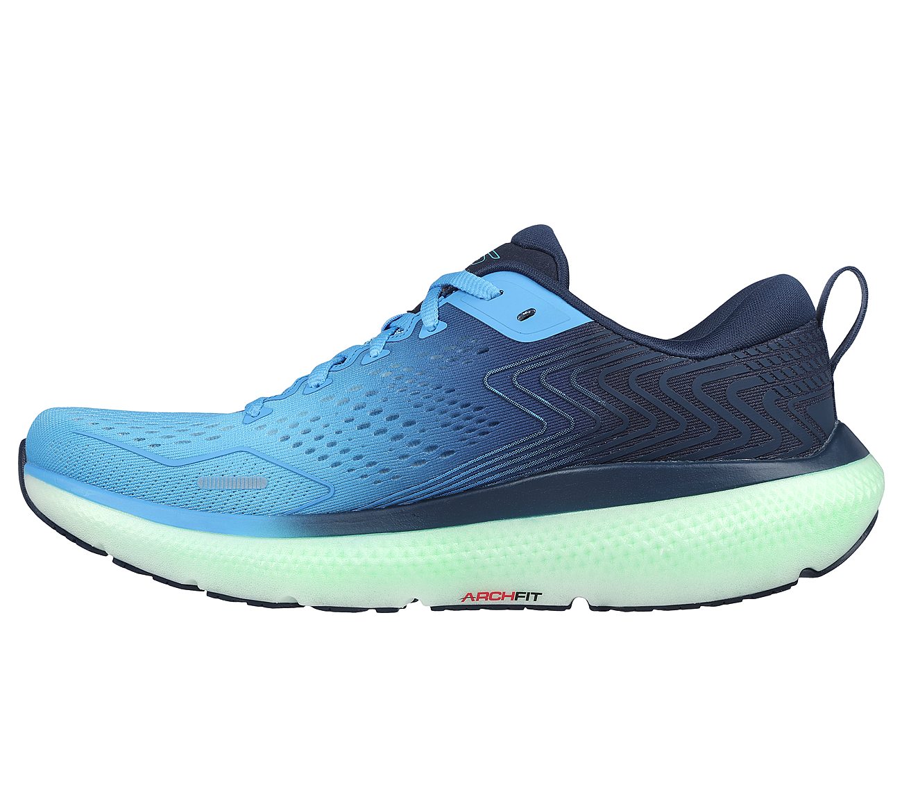 GO RUN RIDE 11, BLUE Footwear Left View