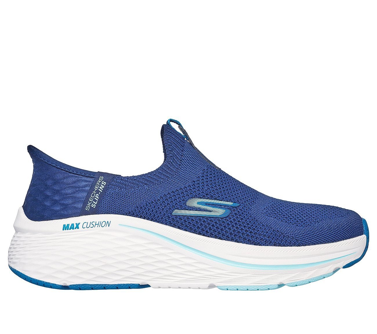 MAX CUSHIONING ELITE 2.0 - ET, NAVY/BLUE Footwear Lateral View