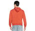 SKX WARM UP PULLOVER HOODIE, ORANGE/BROWN Apparels Top View