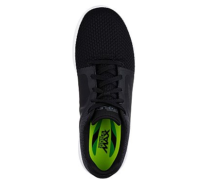 GO FLEX 2, BLACK/WHITE Footwear Top View