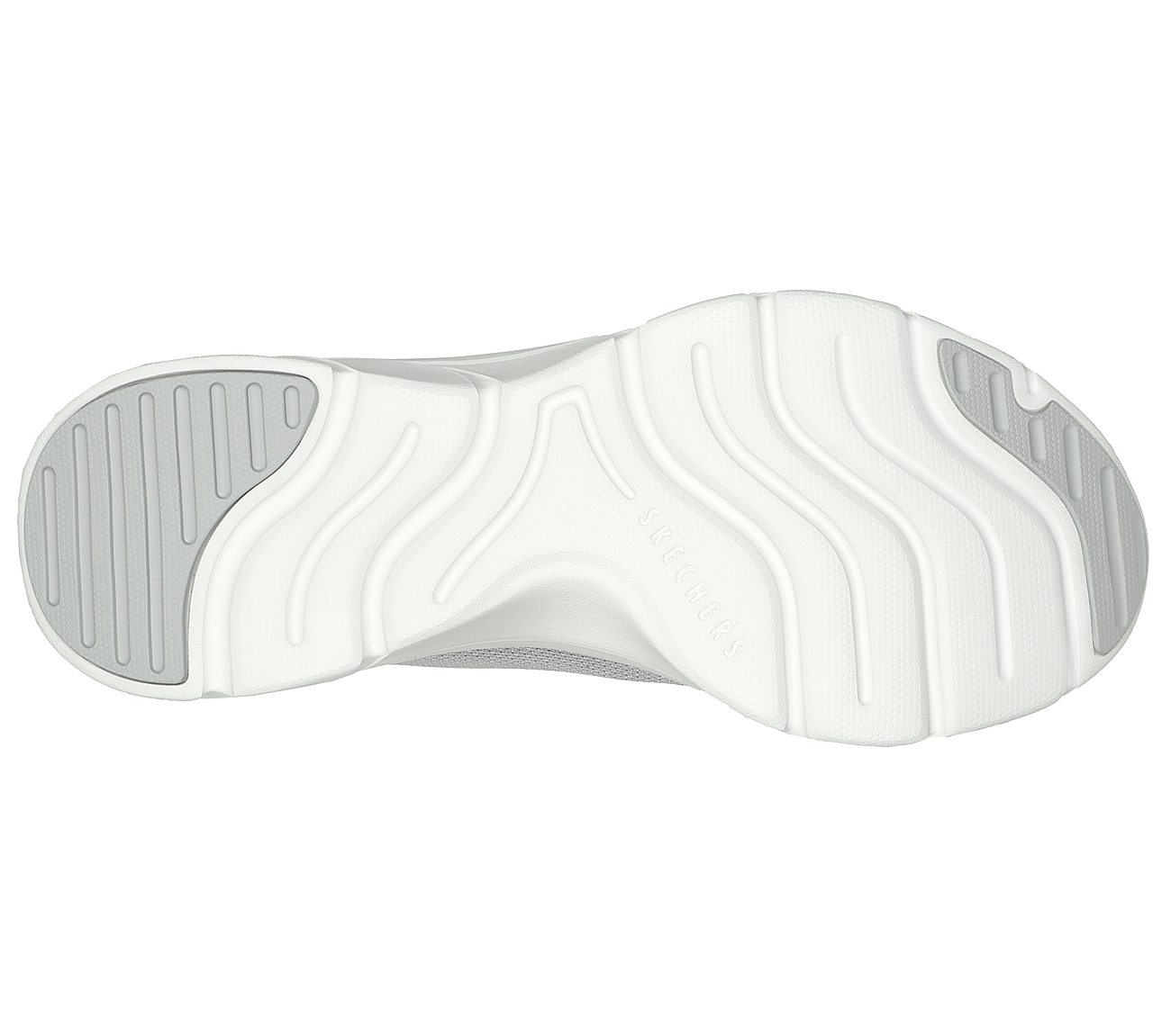 D'LUX COMFORT - BLISS GALORE, GREY/CORAL Footwear Bottom View