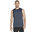 ON THE ROAD MUSCLE TANK, BLUE/GREY Apparel Lateral View