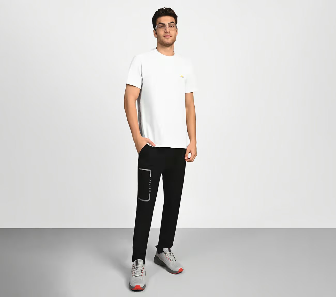 SL MESH SCRIBBLE TEE, WHITE/LAVENDER/MINT Apparel Right View