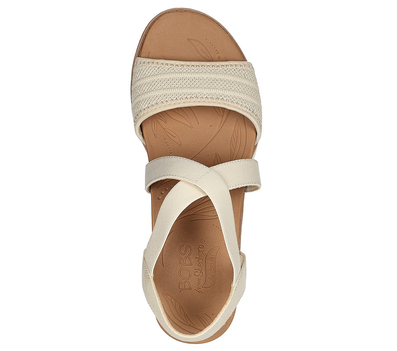 ARCHFIT BEACH KISS-BOHOBEYOND, NATURAL Footwear Top View