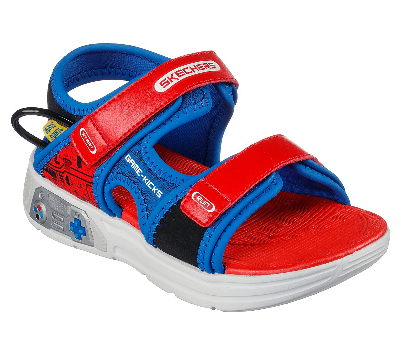 POWER SPLASH, RED/BLUE Footwear Right View