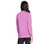 THE GOWALK HOODLESS HOODIE, PURPLE/HOT PINK Apparel Top View